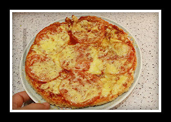 ПП пицца: рецепт на курином фарше