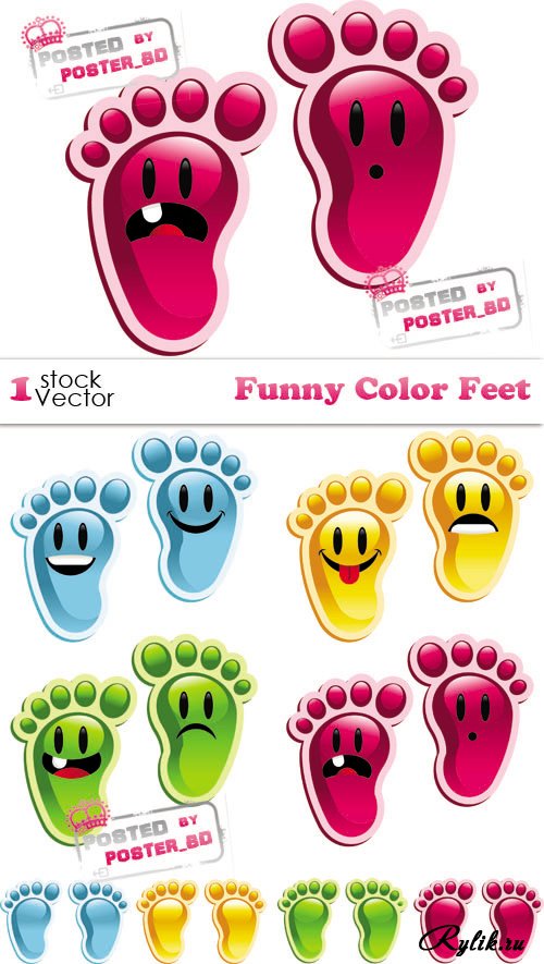 &Vcy;&iecy;&scy;&iecy;&lcy;&ycy;&iecy; &scy;&mcy;&acy;&jcy;&lcy;&ycy; - &scy;&lcy;&iecy;&dcy;&ycy; &vcy; &vcy;&iecy;&kcy;&tcy;&ocy;&rcy;&iecy;. Funny Color Feet Vector